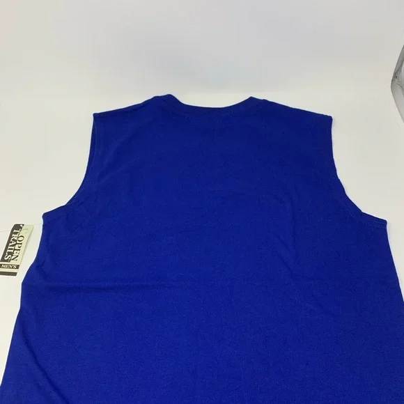 Open Trails Men’s Navy Tank Top - Picture 2 of 4